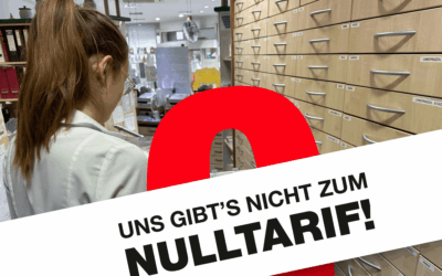 Uns gibt’s nicht zum Nulltarif: Protestaktion am 23.03.2026